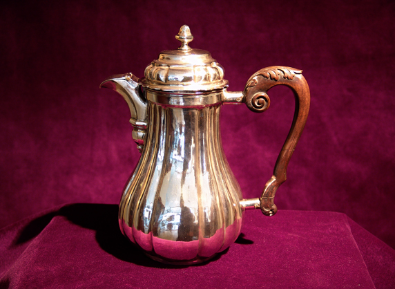 Kaffeekanne Silber